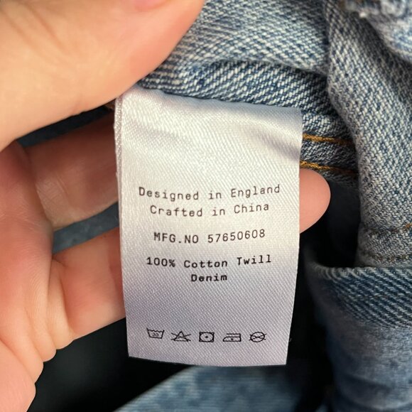 P & Co women’s 1/2 mile boilersuit overalls washed denim - UK14 (~US10-12) - Picture 5 of 8